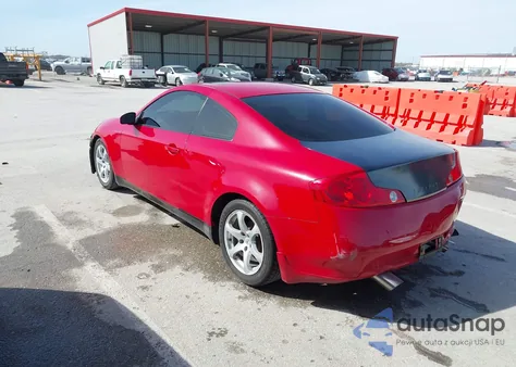 2003 Infiniti G35 Base W/Leather z USA, uszkodzony, nr VIN JNKCV54E43M223378